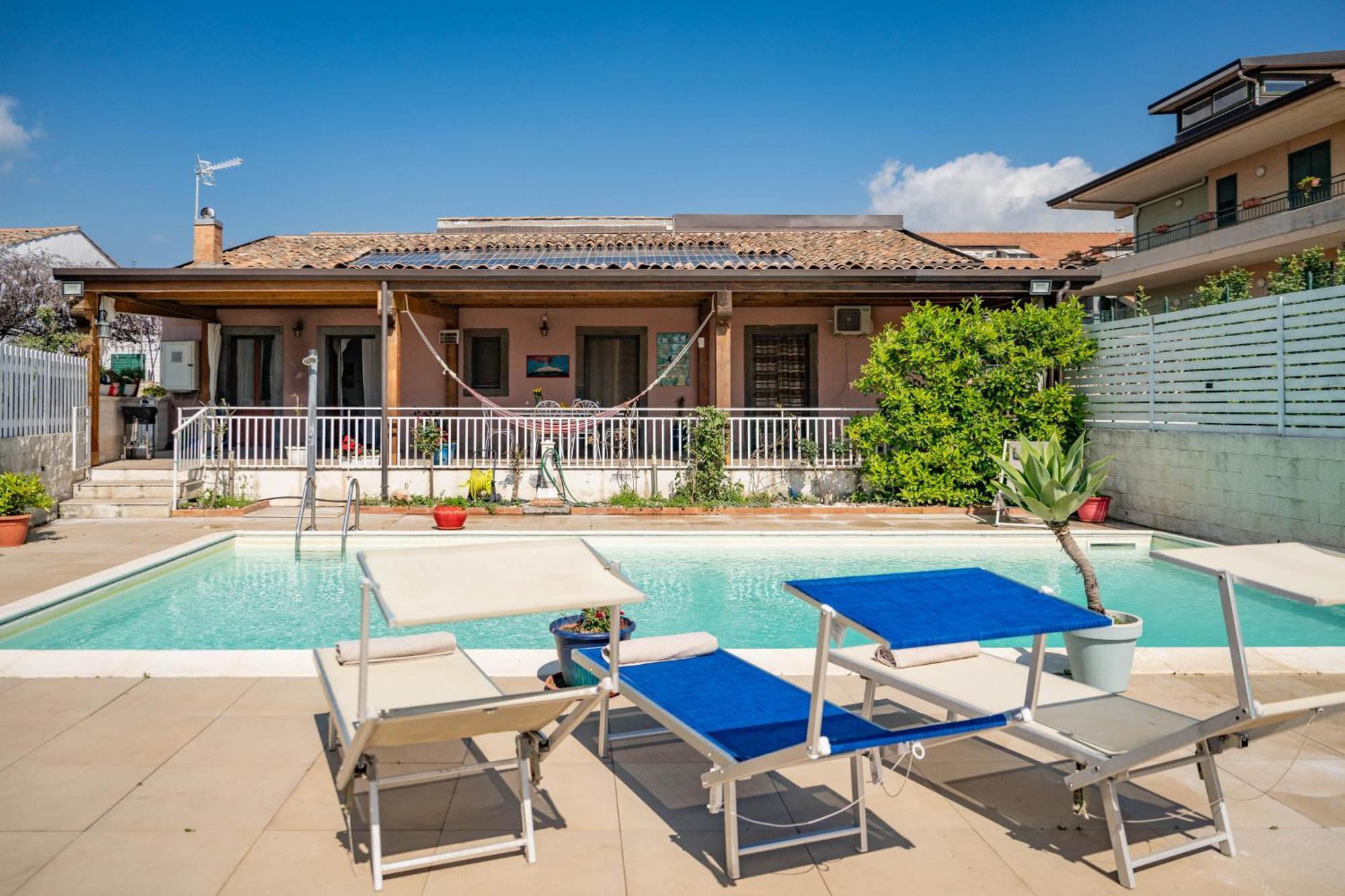 Villa Venere Pool Apartment Piedimonte Etneo Esterno foto