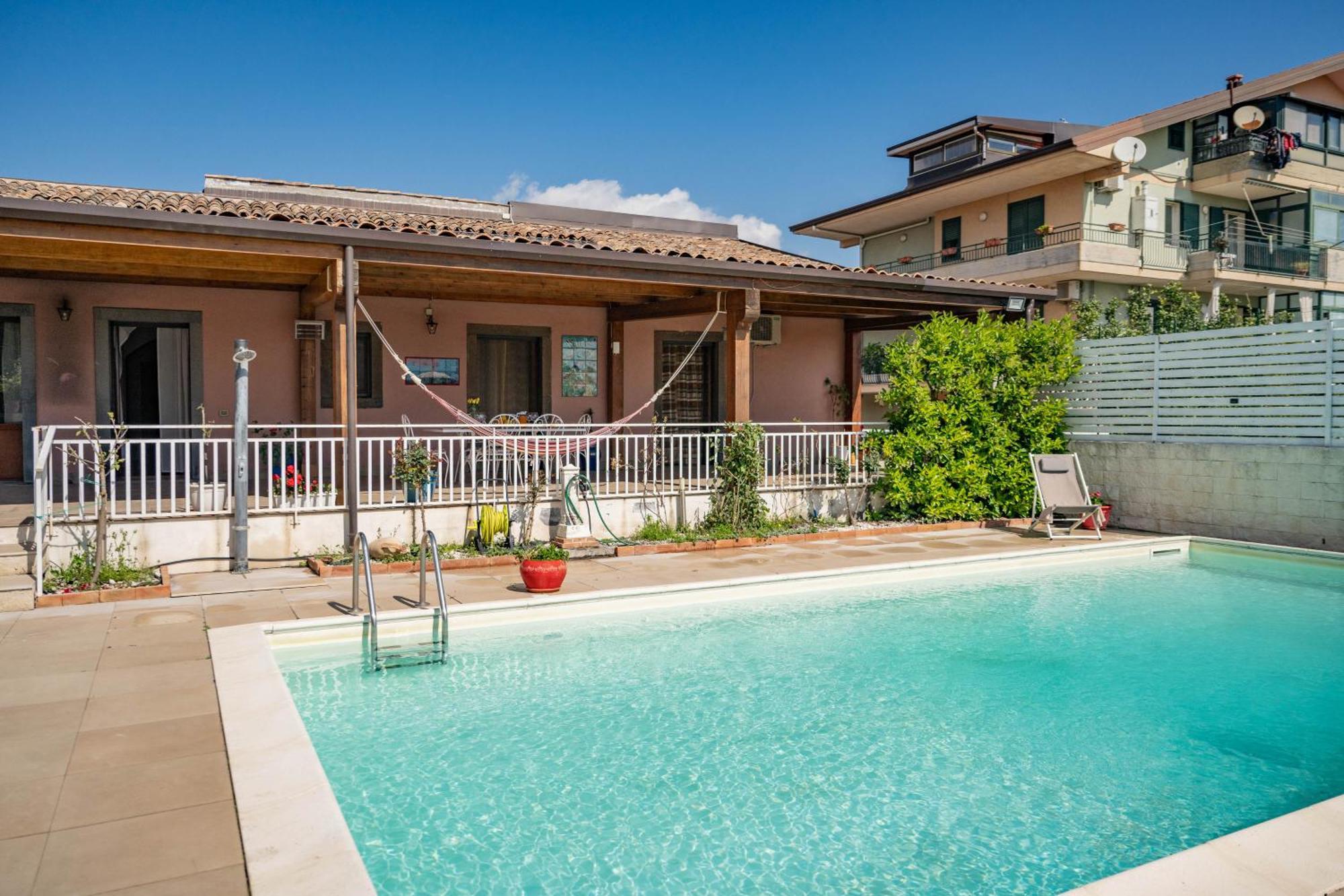 Villa Venere Pool Apartment Piedimonte Etneo Esterno foto